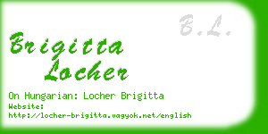 brigitta locher business card